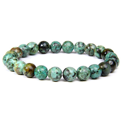 African Turquoise Bracelet 8''