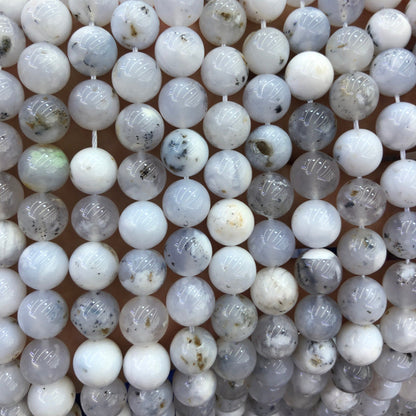 Genuine White Opal Beads 6mm 8mm 10mm 15''