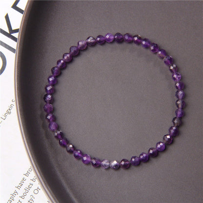 Amethyst Faceted Bracelet 7.5''