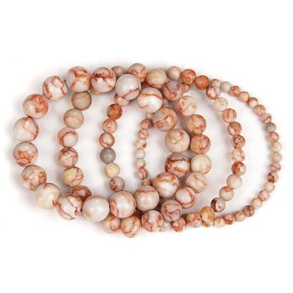 Red Silk Jasper Bracelet 8''