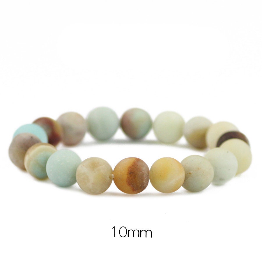 Bracelet Amazonite Mat 8''