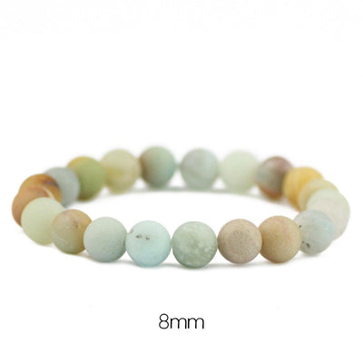 Matte Amazonite Bracelet 8''