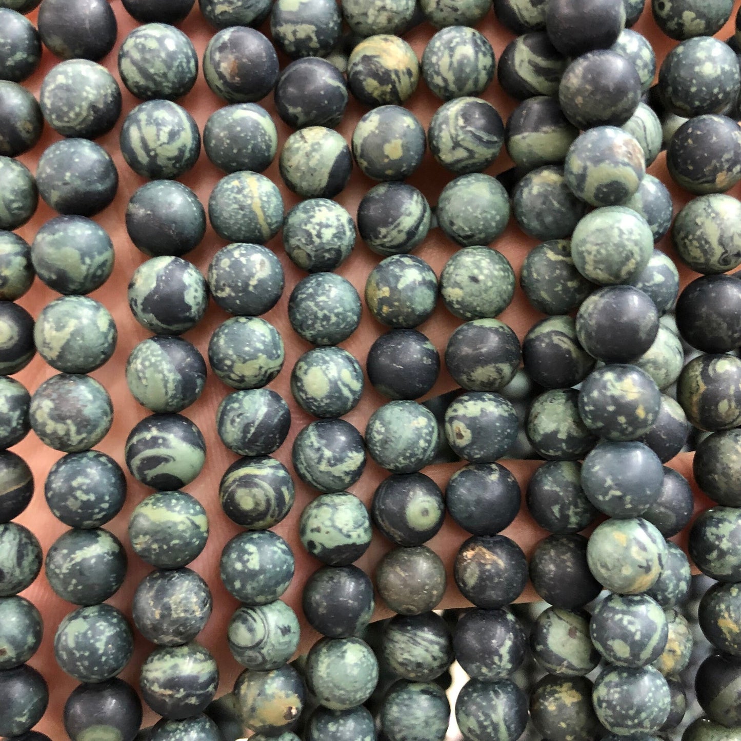 Kambaba Jasper Matte Beads 4mm 6mm 8mm 10mm 15''