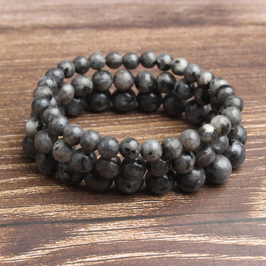 Black Labradorite Bracelet 8''