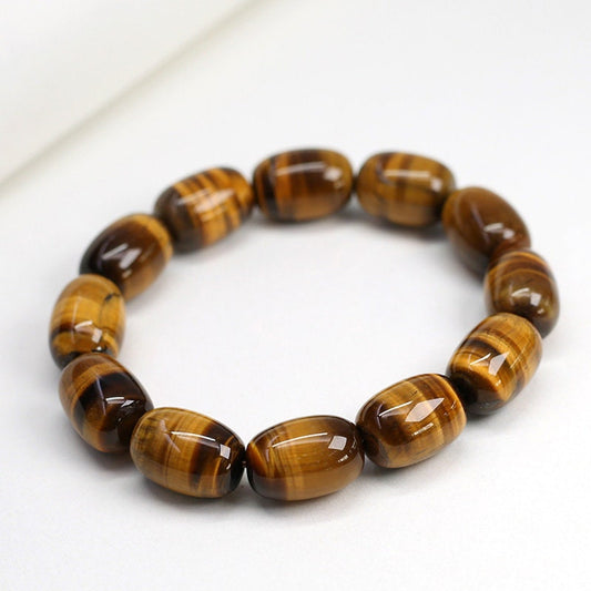 Yellow Tiger Eye Bracelet  7.5''