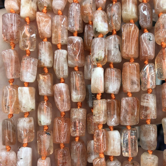 Sunstone Nugget Beads 8-12mm