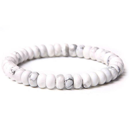 Howlite Bracelet 8''