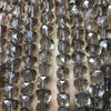 Smoky Quartz Cube Faceted Beads 8mm 15''