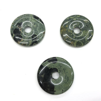 Kambaba Jasper Donut Pendant 30mm 40mm 50mm 1pc