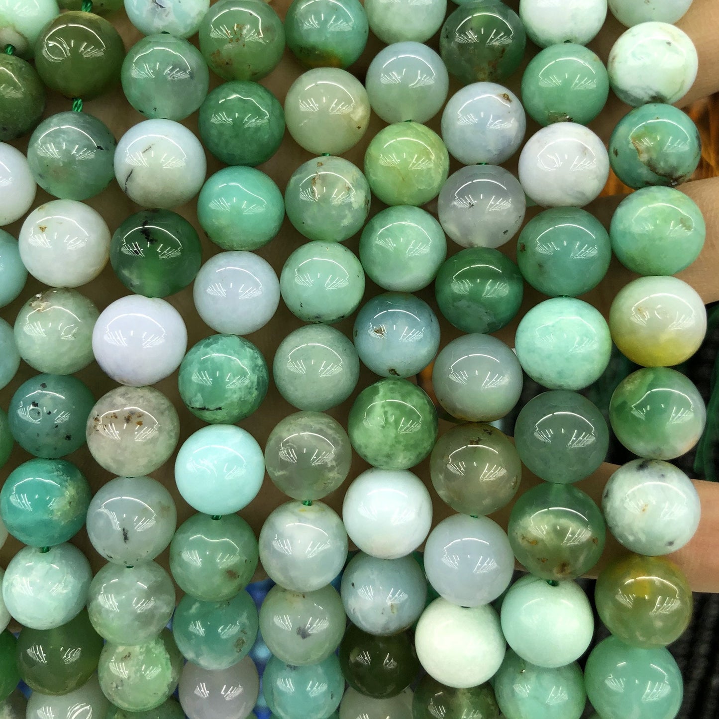 AA Chrysoprase Beads Natural Gemstone Beads 6mm 8mm 10mm 11mm 12mm 15''