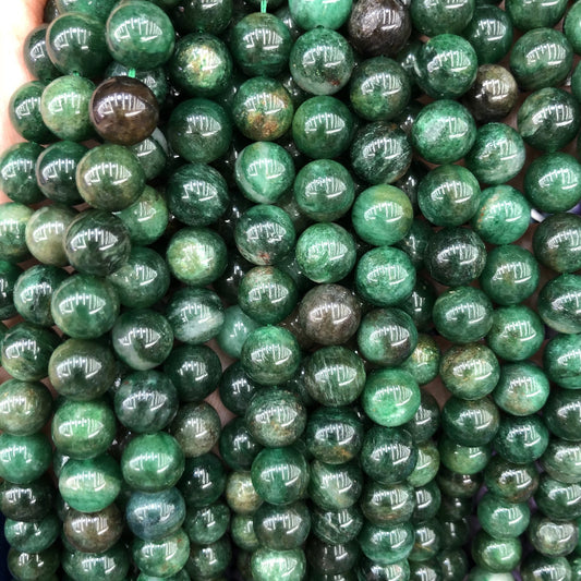 Fuchsite Beads Green Mica Crystal Stone Beads 6mm 8mm 10mm 15''