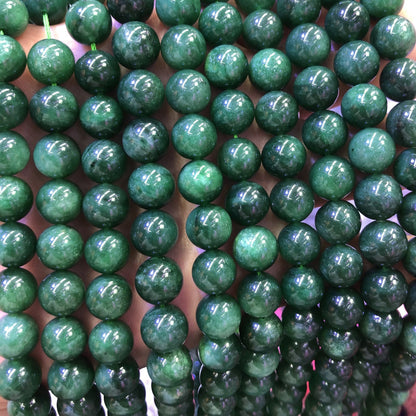 A+ Fuchsite Perler Grøn Glimmer Krystalsten Perler 6mm 8mm 10mm 15''
