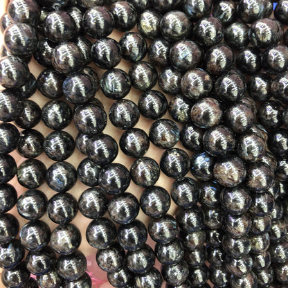 Blue Astrophyllite Stone Beads 6mm 8mm 10mm 15''
