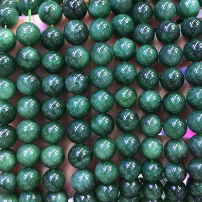 A+ Fuchsite Perler Grøn Glimmer Krystalsten Perler 6mm 8mm 10mm 15''