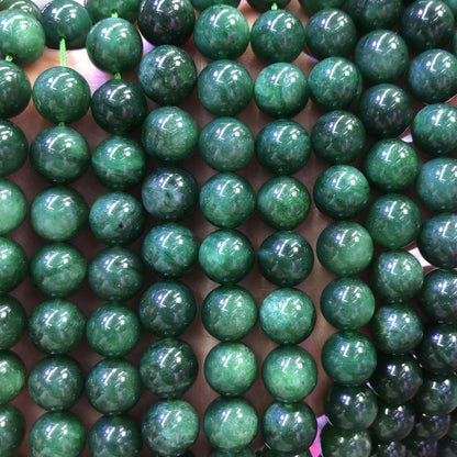 A+ Fuchsite Beads Green Mica Crystal Stone Beads 6mm 8mm 10mm 15''