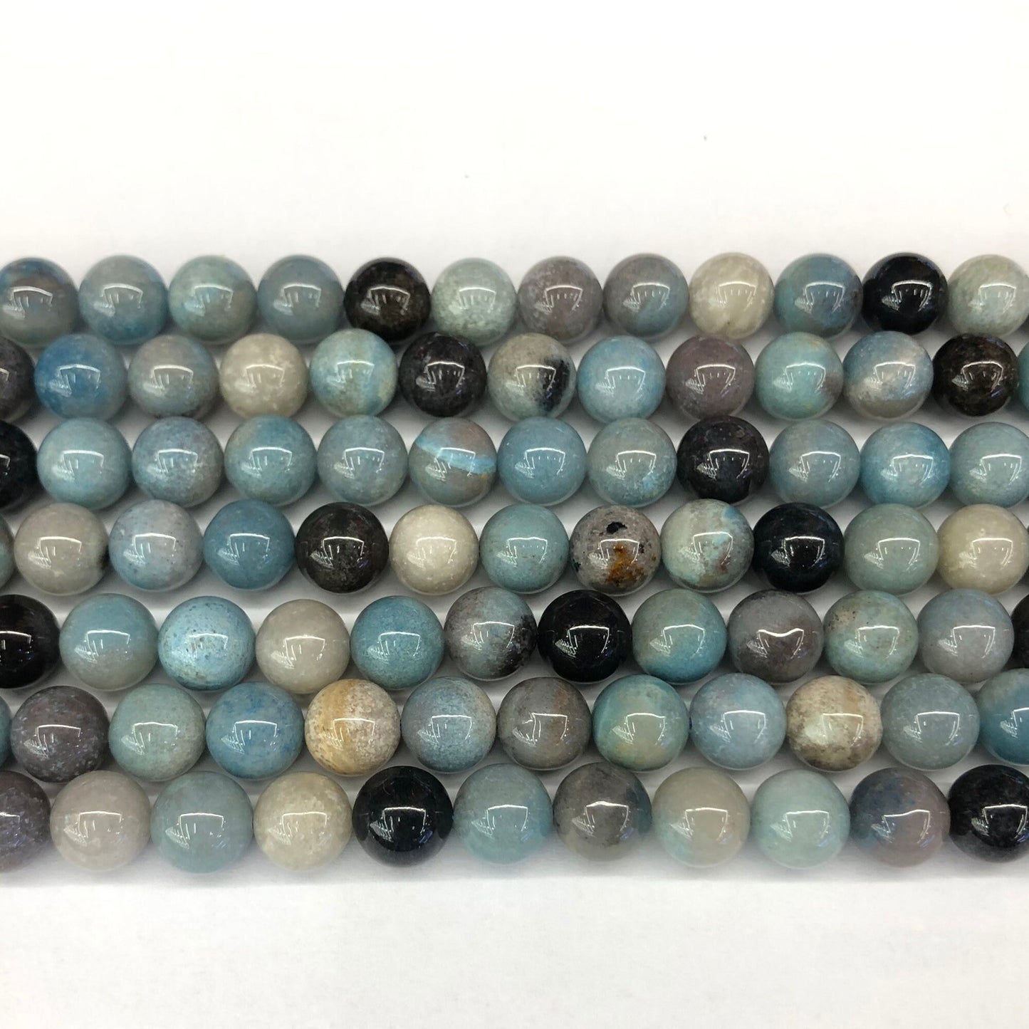 Blue Trolleite Beads 15''