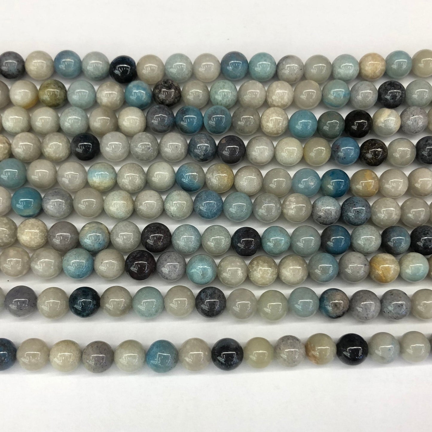 Blue Trolleite Beads 15''