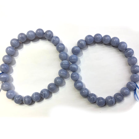 AA+ Purple Lace Agate Bracelet 7.5''