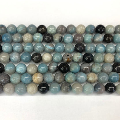 Blue Trolleite Beads 15''
