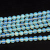 Blå opalperler 4mm 6mm 8mm 10mm 12mm 15''