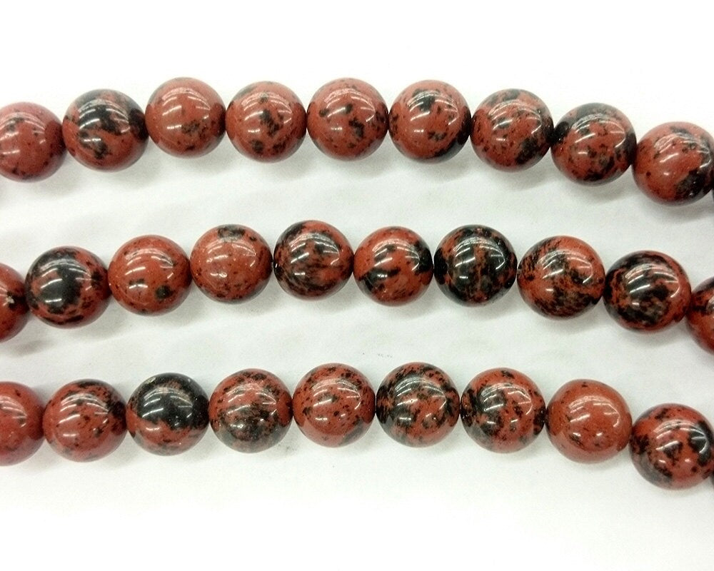 Brown Mahogany Obsidian Stone Beads 4mm 6mm 8mm 10mm 12mm 15''