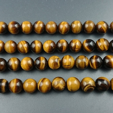 A Yellow Tiger Eye Beads Natural Gemstone Beads 4mm 6mm 8mm 10mm 12mm 14mm 16mm 18mm 20mm 15''