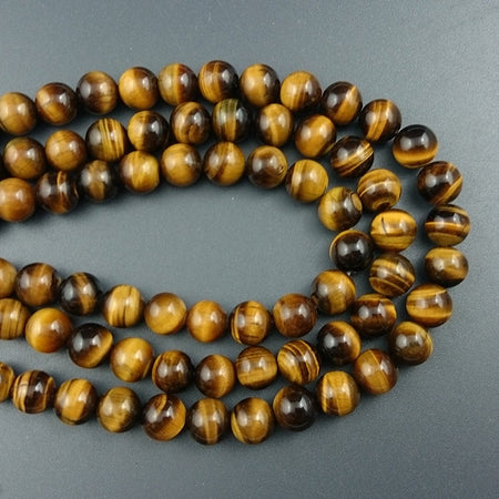 A Yellow Tiger Eye Beads Natural Gemstone Beads 4mm 6mm 8mm 10mm 12mm 14mm 16mm 18mm 20mm 15''