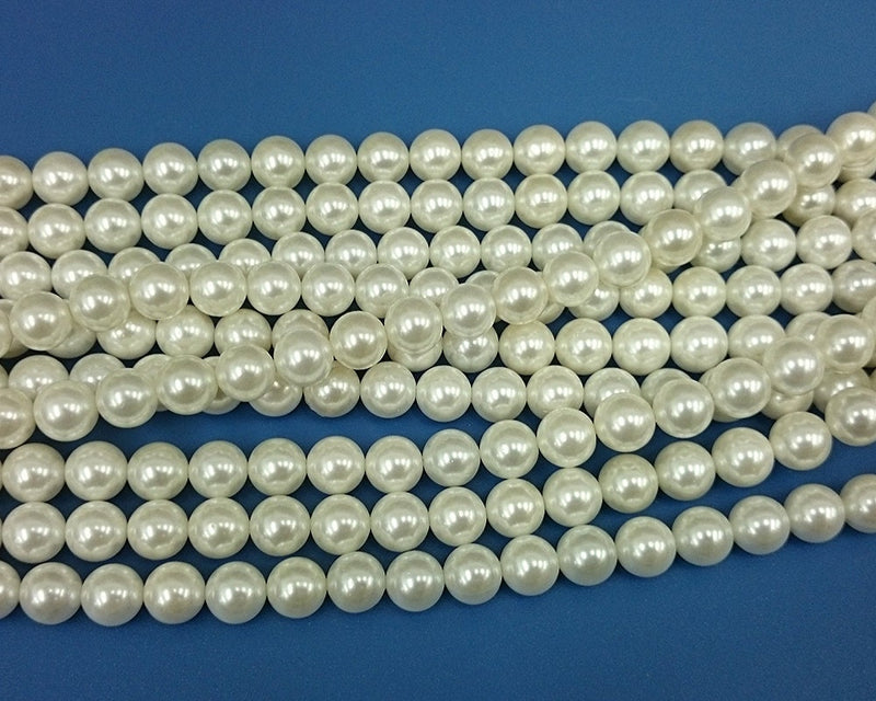 Perles de coquillage blanches 2 mm 3 mm 4 mm 6 mm 8 mm 10 mm 12 mm 14 mm 15''