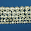 Perles de coquillage blanches 2 mm 3 mm 4 mm 6 mm 8 mm 10 mm 12 mm 14 mm 15''
