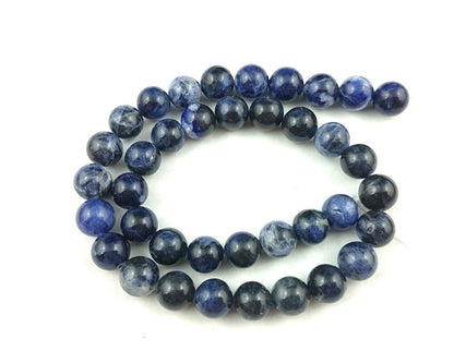 Blue Sodalite Beads 4mm 6mm 8mm 10mm 12mm 15''