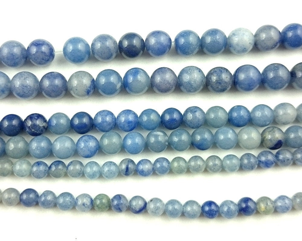 Blue Aventurine Beads 4mm 6mm 8mm 10mm 12mm 15''