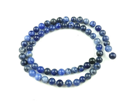 Blue Sodalite Beads 4mm 6mm 8mm 10mm 12mm 15''