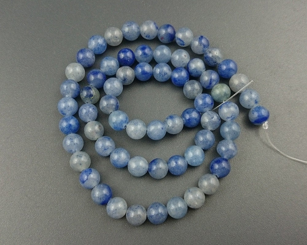 Blue Aventurine Beads 4mm 6mm 8mm 10mm 12mm 15''