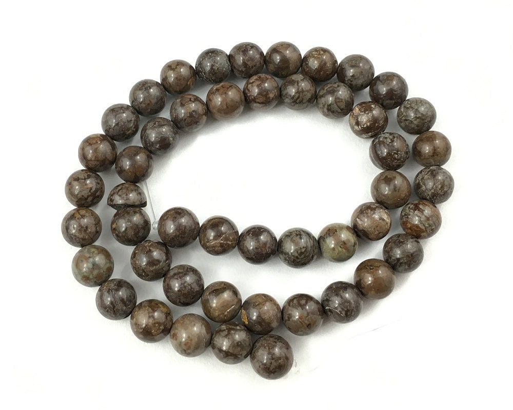 Chinese Obsidian Stone Beads 4mm 6mm 8mm 10mm 12mm 15''
