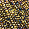 4mm Yellow Tigers Eye Faceted Beads  15''