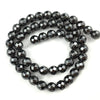 Hematite Faceted 2mm 3mm 4mm 6mm 8mm 10mm 15''