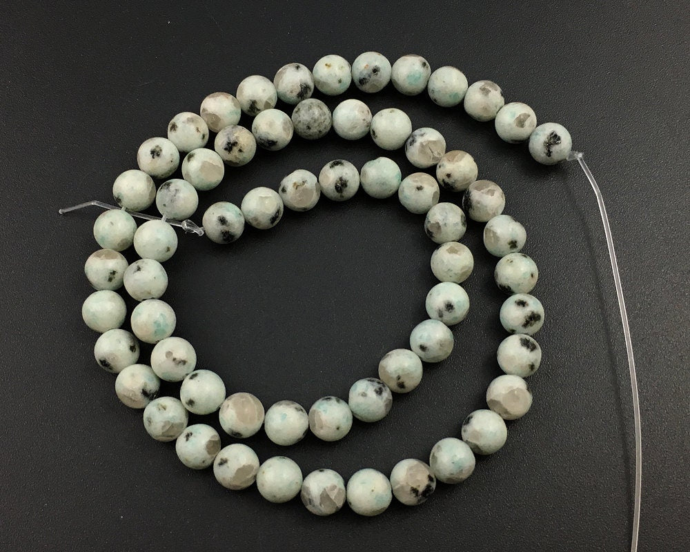 Lotus Jasper Beads 6mm 8mm 10mm 15''